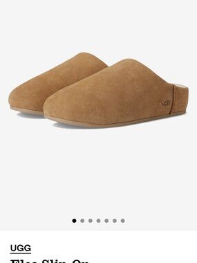 UGG Tan Suede Slip-On Mules